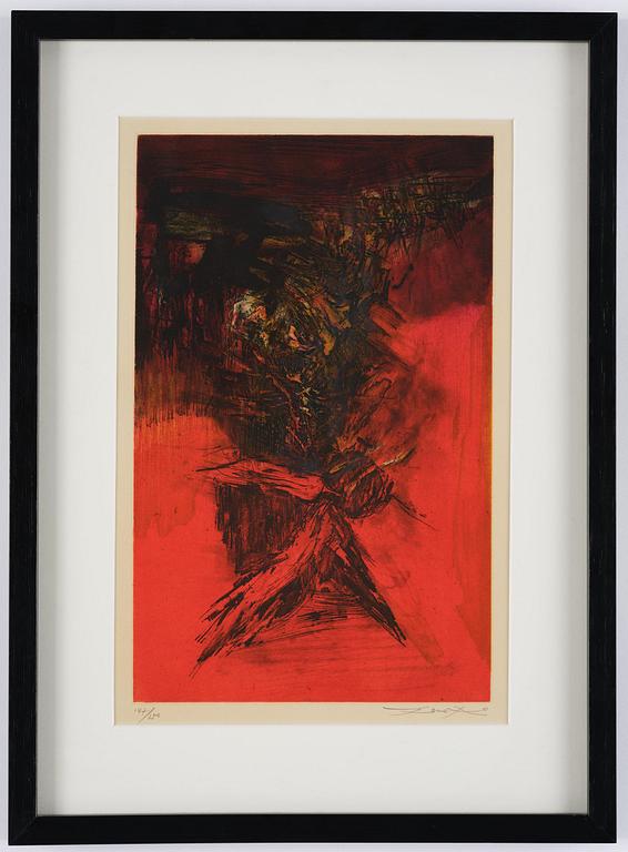 Zao Wou-ki, Untitled, from "Canto Pisan".