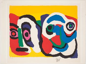 Karel Appel · KAREL APPEL, färglitograf, signerad EA 3/20.