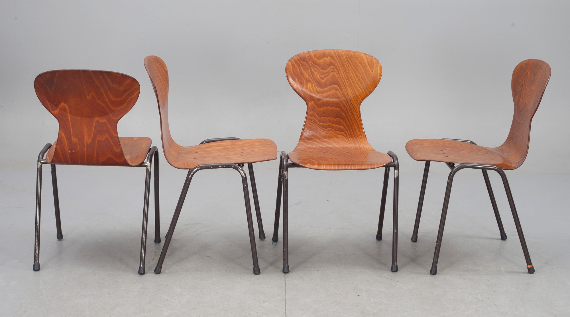 STOLAR, 6 st, Obo van Eromes Wijchen, 1900-talets andra hälft.