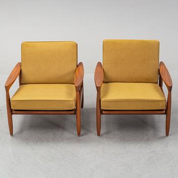 Erik Wörtz, fåtöljer ett
par, ”Kolding” IKEA, 1960-tal.