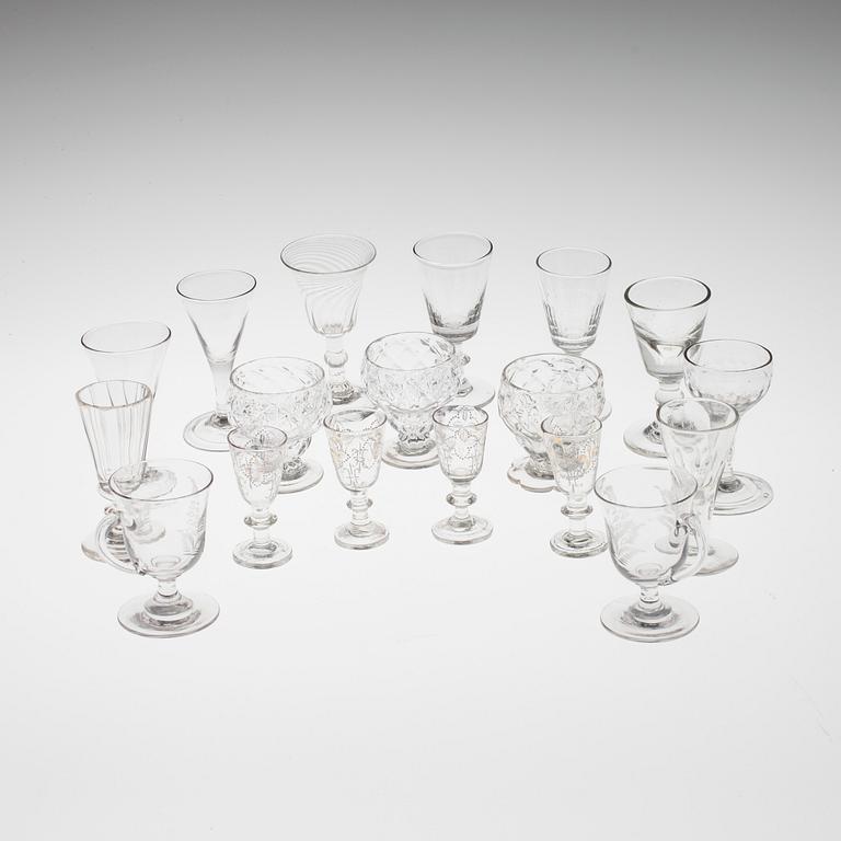 PARTI GLAS, 18 st, 1800- och 1900-tal.