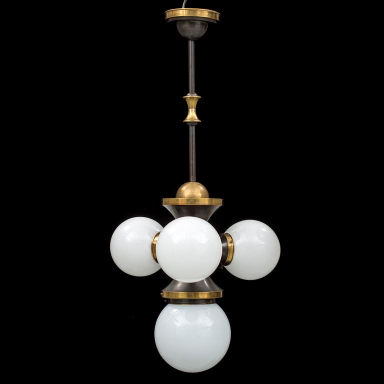 TAKLAMPA, art deco, 1920/30-tal. Höjd 92 cm.