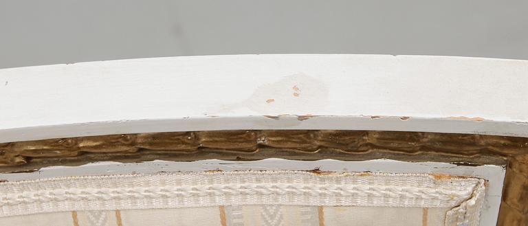 SOFFA, gustaviansk stil, 1800-/1900-tal.