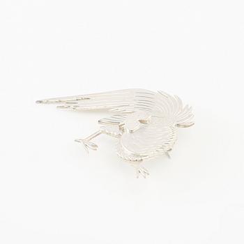 Wiwen Nilsson, brooch sterling silver, Lund 1973.