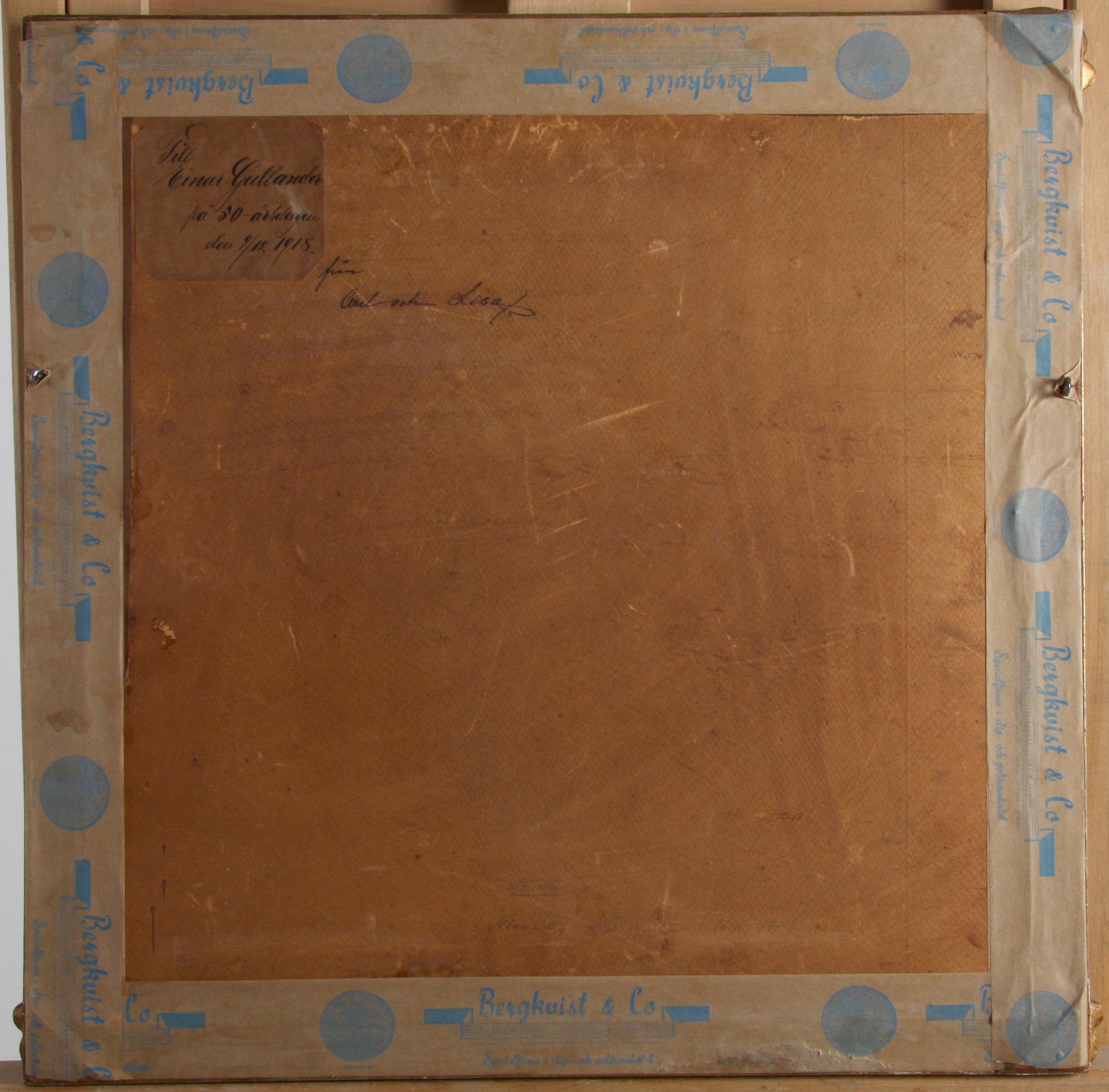 RAM med tryck, rokokostil.