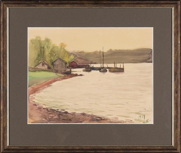 Santeri Salokivi, Vy från Houtskär.