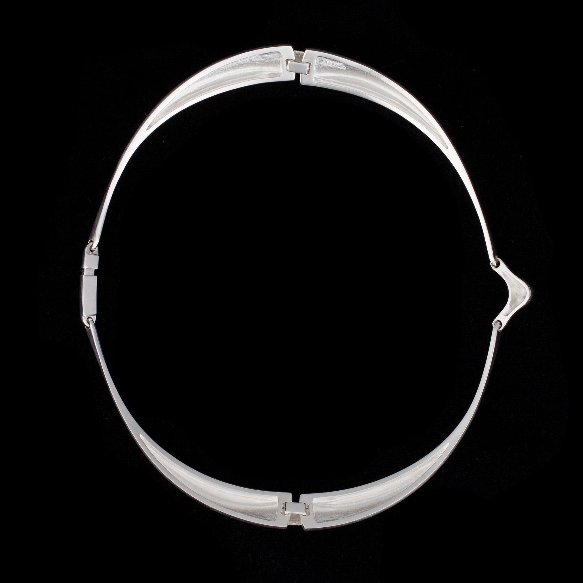 HALSSMYCKE, Vice Versa, sterling silver, Poul Havgaard Lapponia 1993. Vikt 55 g.