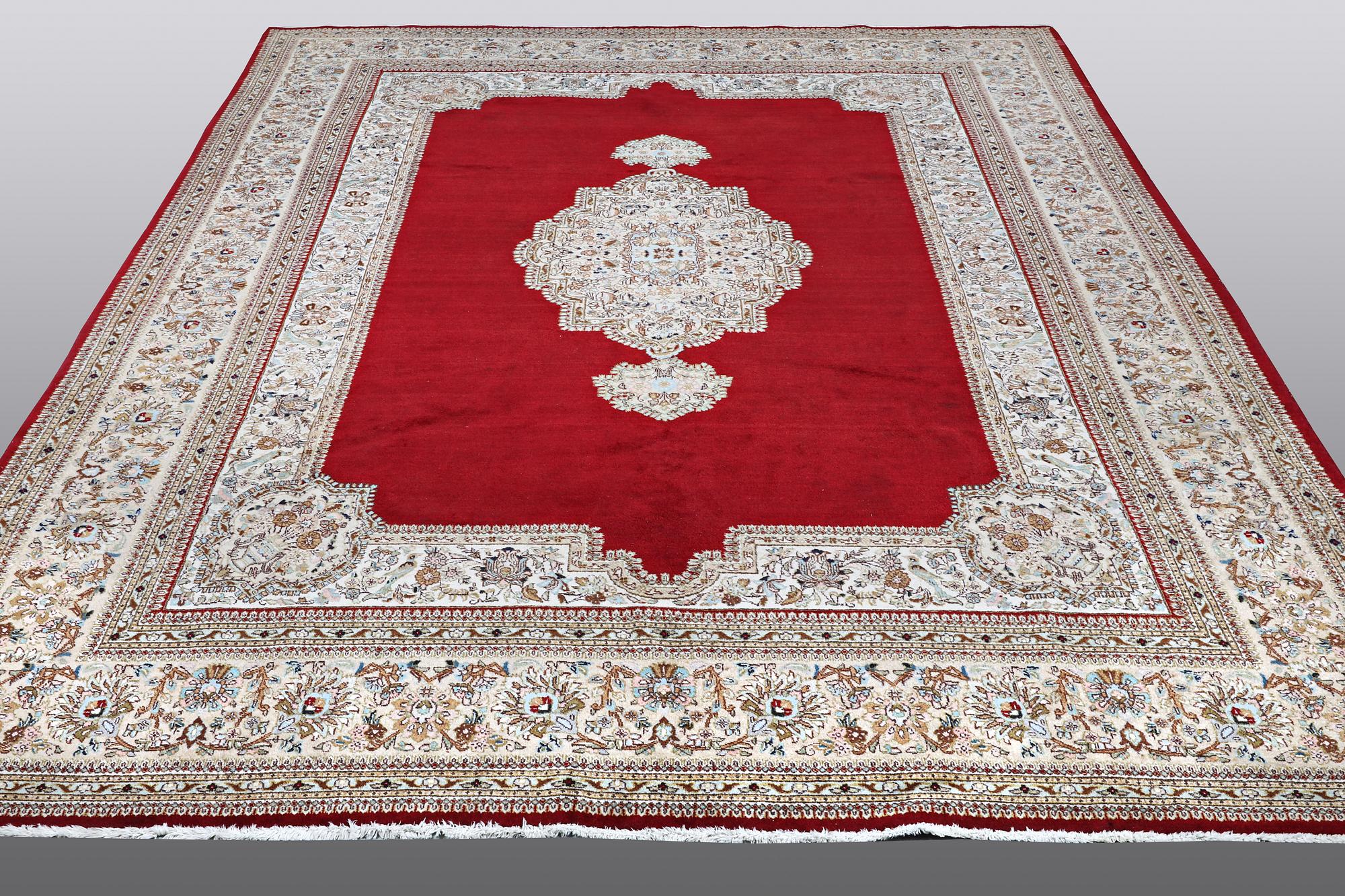 A CARPET, Old Kerman, ca 340 x 240 cm.