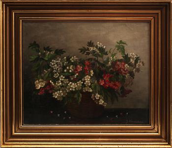 YELVA VERMEHREN, olja på duk, sign.