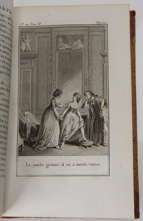 BOKVERK, 4 vol. Les Amours du chevalier De Faublas. Jean- Baptist Louvet.