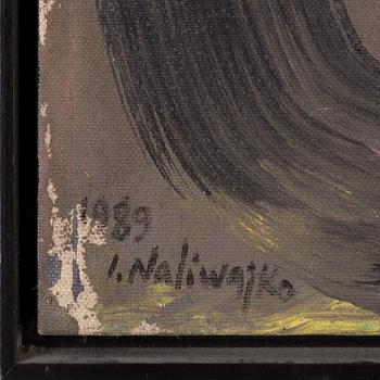 Jan Naliwajko,  olja på duk, signerad o daterad 1989.