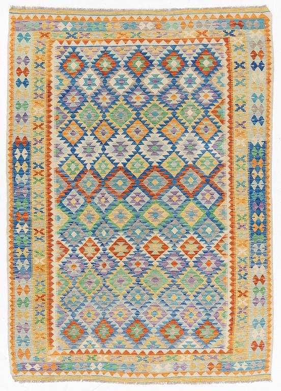 A Kelim carpet, c. 292 x 210 cm.