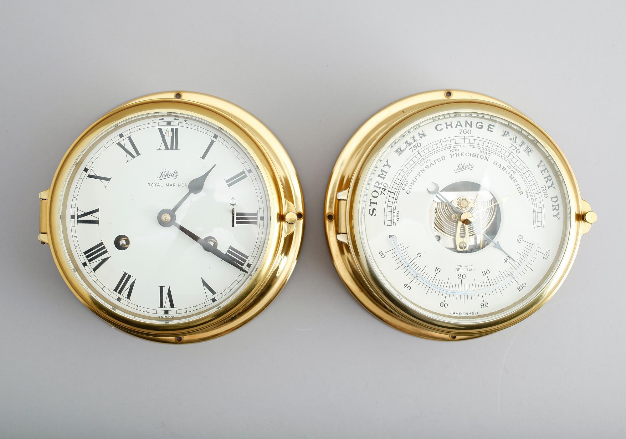 SKEPPSKLOCKA OCH BAROMETER, Schatz, 1900-talets andra hälft.
