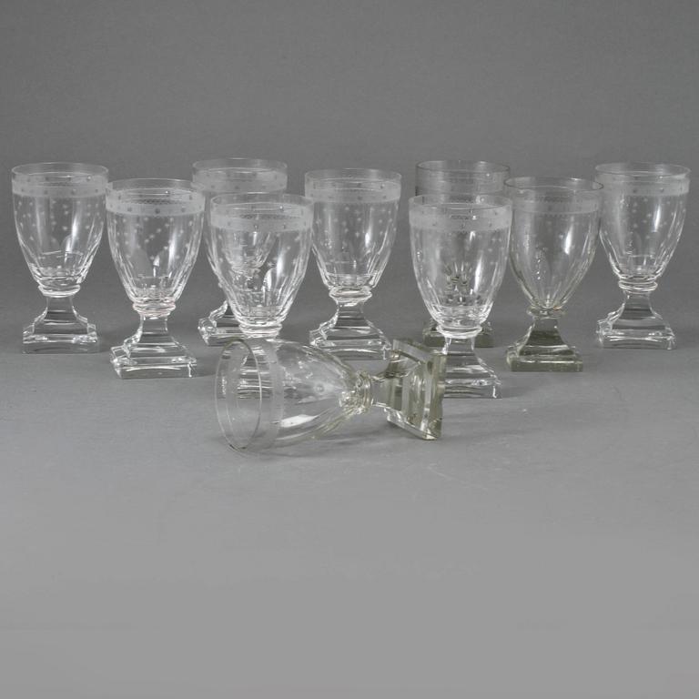 GLAS, 3+7 st, 1800-tal och 1900-talets andra hälft.