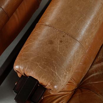 A pair of lounge chairs, 'MP 173', by Percival Lafer, MP Lafer, Brazil, purchased 1976.