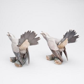 FIGURINER, ett par, porslin. Bing & Gröndal.
