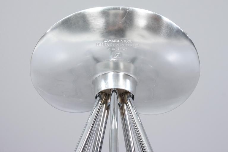 BARSTOLAR, ett par, "Jamaica stool", Pepe Cortes, Amat, Spanien.