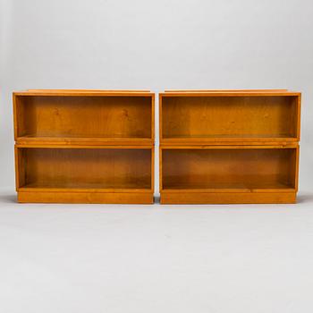 Aino Aalto, Two 1940's bookshelf/bookcabinet for O.Y. Huonekalu- ja Rakennustyötehdas A.B.