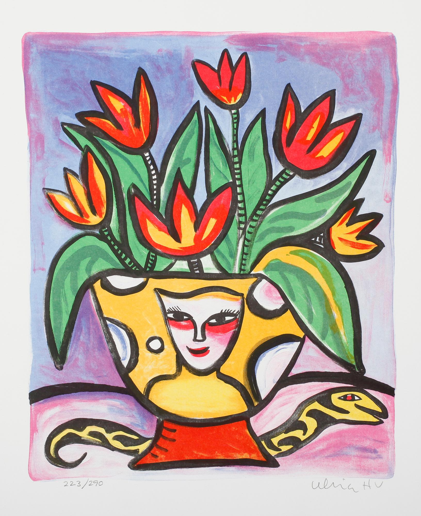 ULRIKA HYDMAN-VALLIEN, färglitografi, 223/290, signerad.