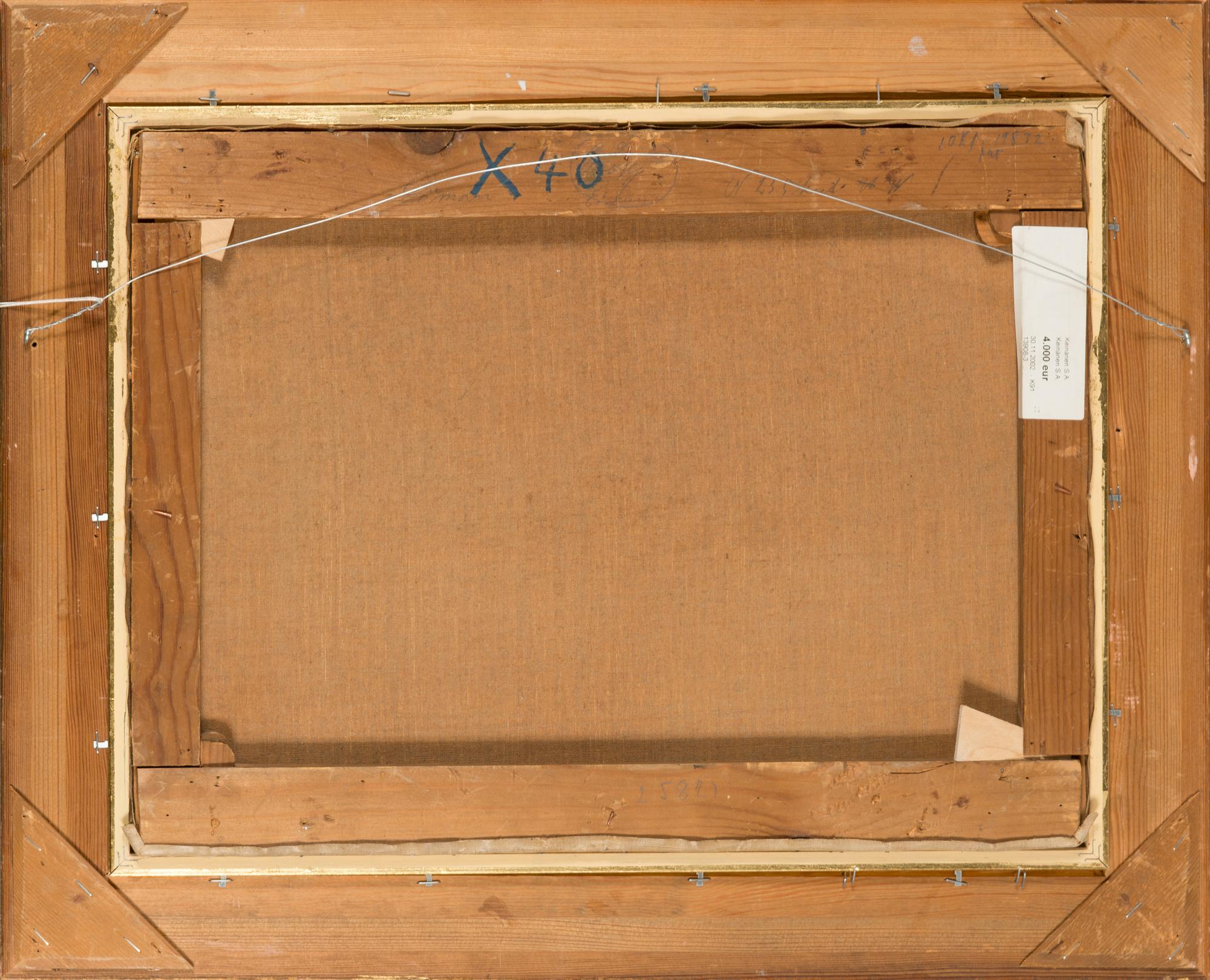 Sigfrid August Keinänen, oil on canvas, signed and dated -91.