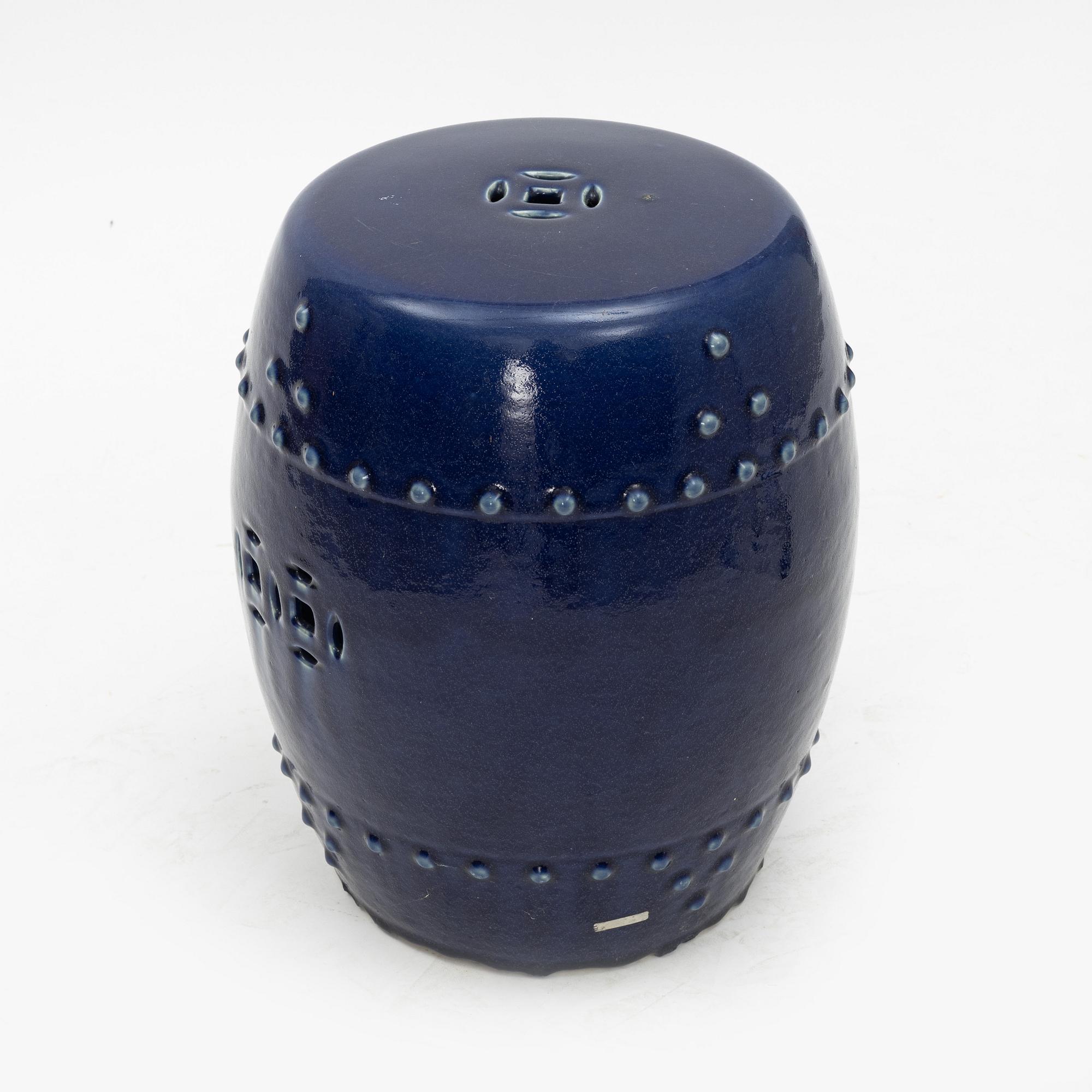 Trädgårdspall, porslin, Kina, 1900-tal.