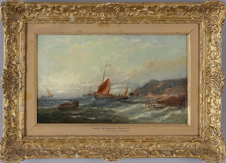 WILLIAM HARRY WILLIAMSON, tillskriven, olja på duk, 1800-tal.