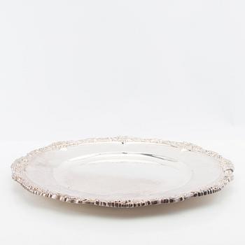 Trays/Serving dishes 3 pcs of nickel silver, first half of the 20th century.