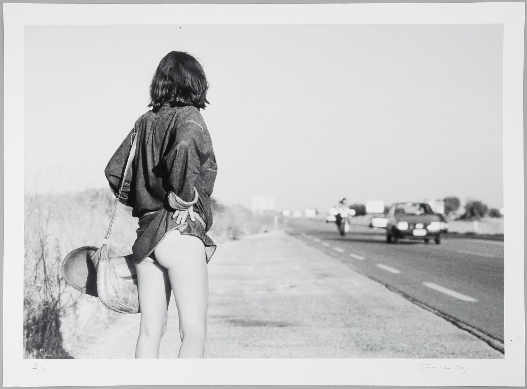 Tony Landberg, "Vägflicka, Italien", 1972.