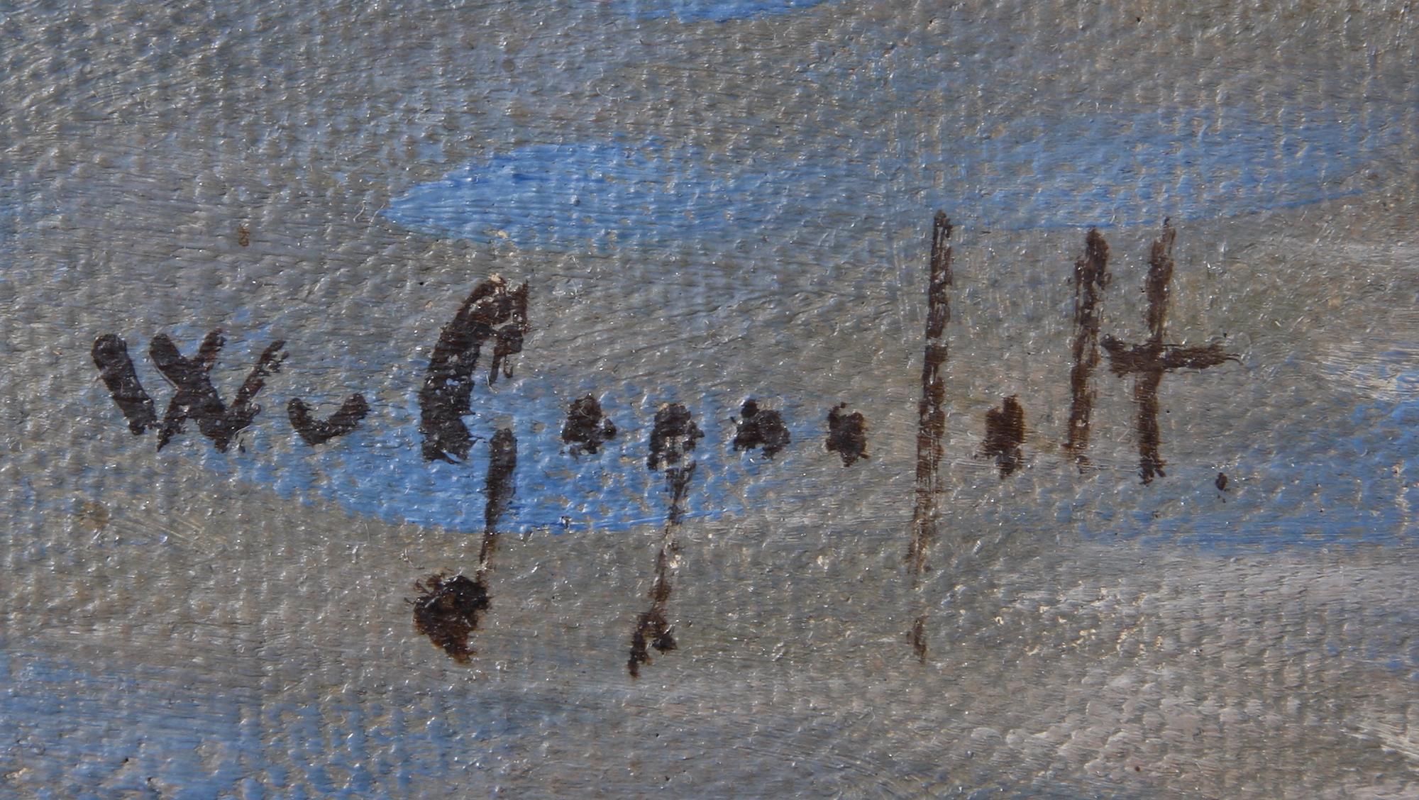 WILHELM VON GEGERFELT, olja på duk, sign.