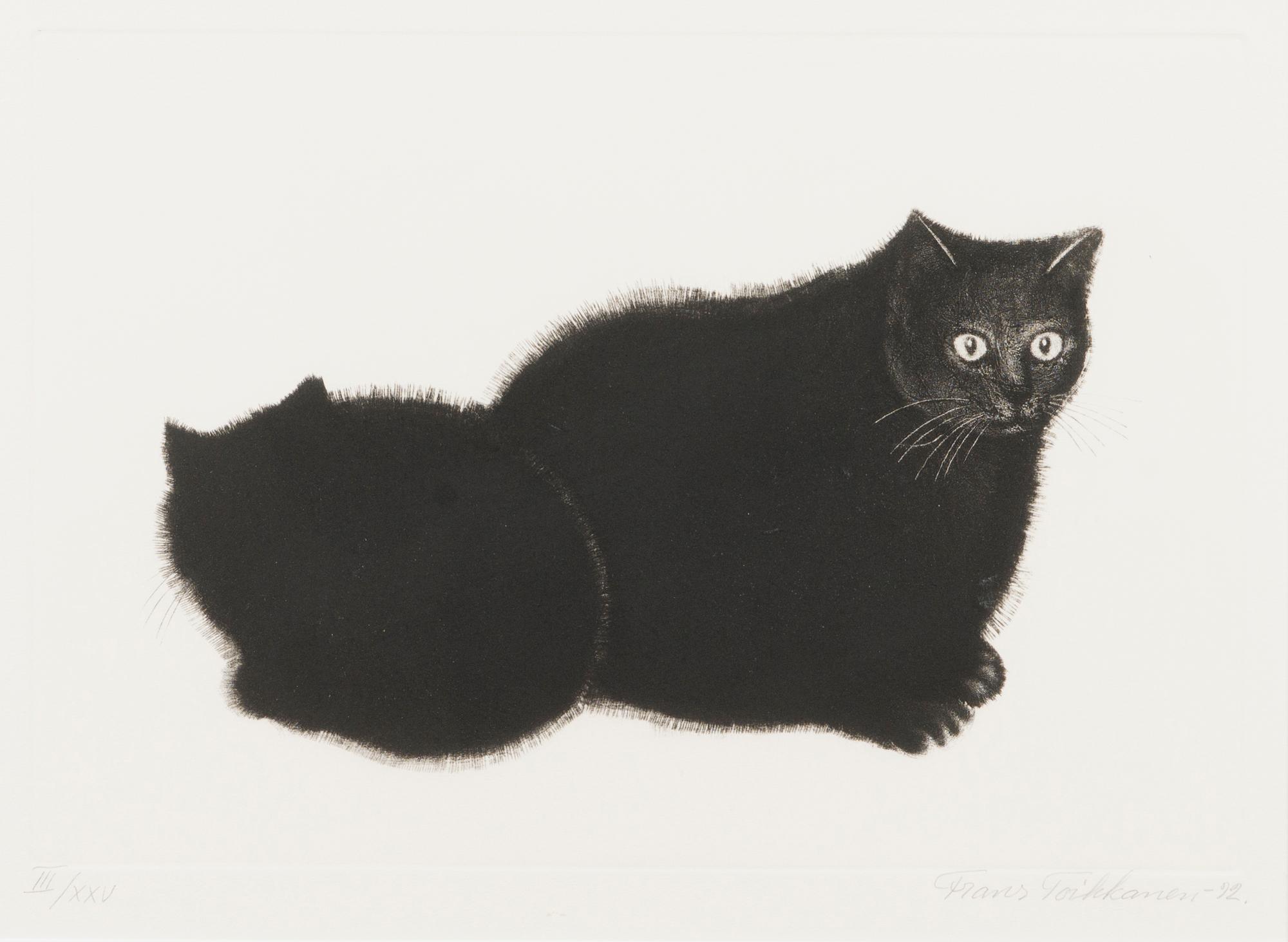 FRANS TOIKKANEN, etching, signed and dated -92, numbered III/XXV.