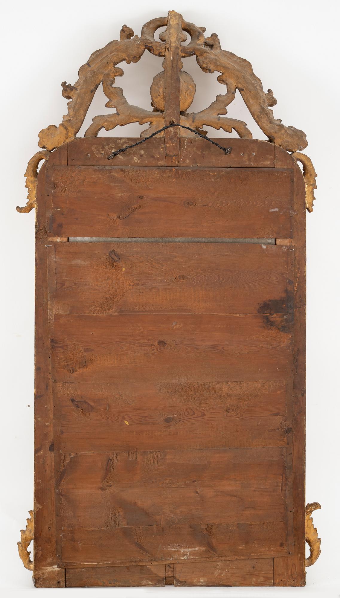 Spegel, Nyrokoko, sent 1800-tal.