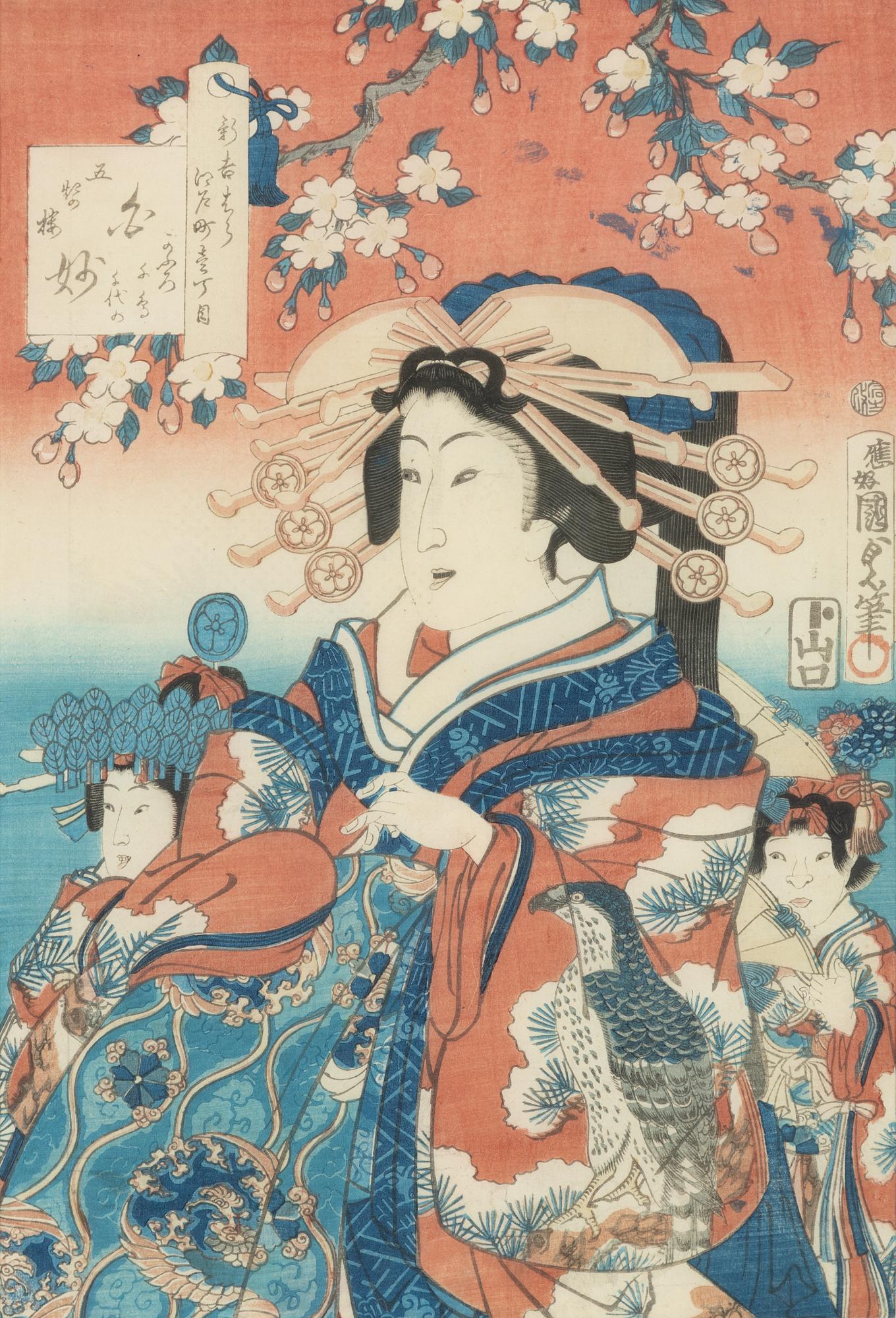 Tsukioka Yoshitoshi and Utagawa Kunisada, Female portraits.
