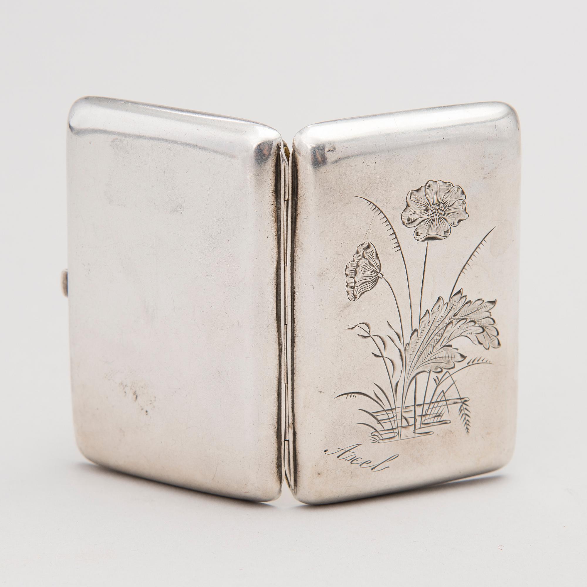 A SILVER CASE, Harald Ilmari Erling, Helsinki Finland 1903.