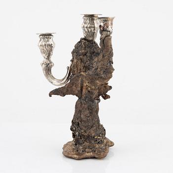 Olle Olls, a candelabra/light object, 2021.