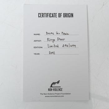 Non-Violence Art Project & Ringo Starr, "Drums for Peace".