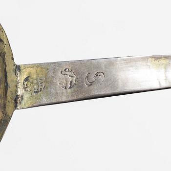 Spoon, silver, probably Scandinavia, 18th century.