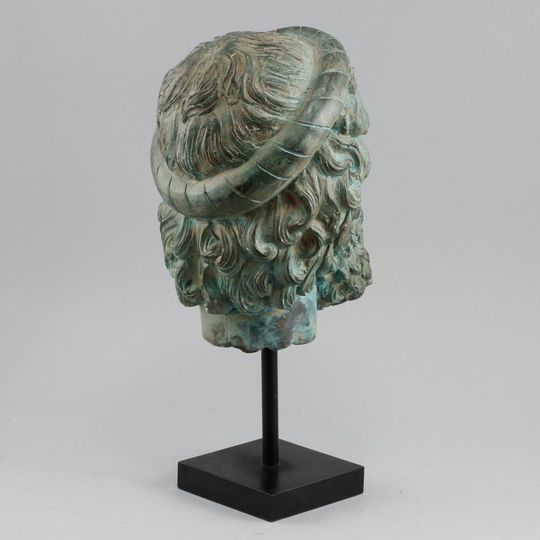 SKULPTUR, patinerad metall, 1900-tal.