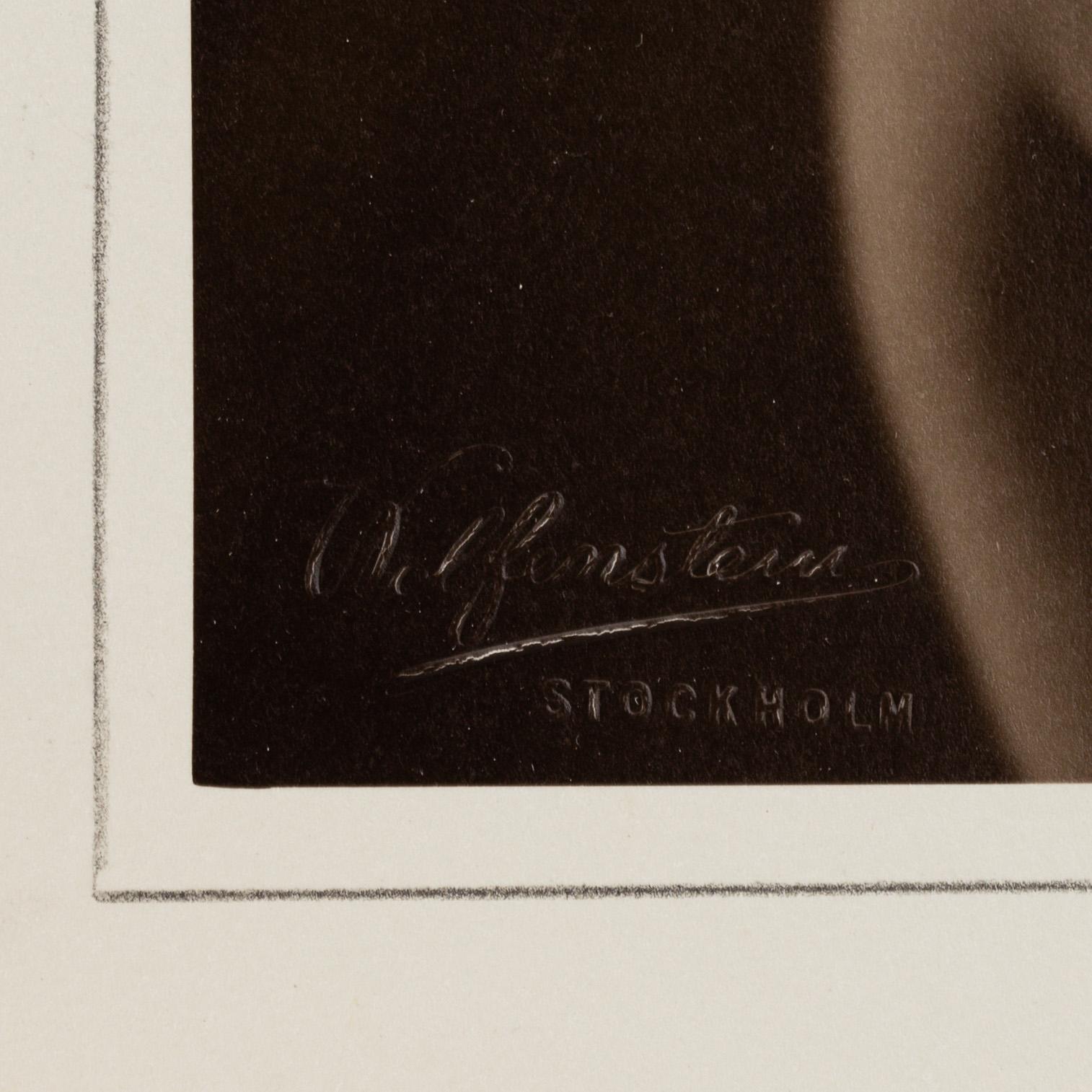 A set of four photographs by Walter Wolfenstein, Anna Riwkin-Brick, Tage Edling, Signed and stamped.