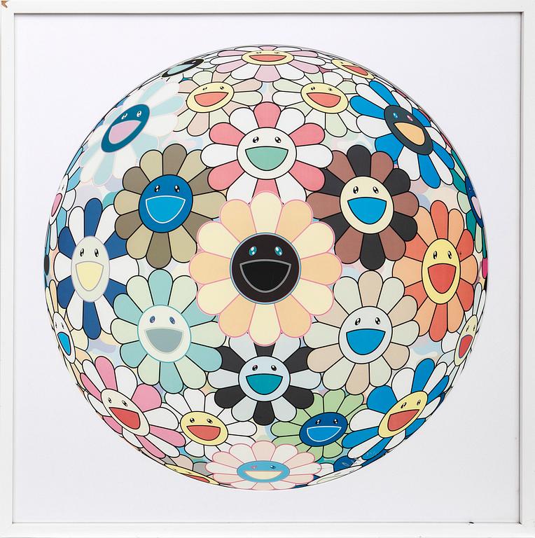 Takashi Murakami, "Flower Ball Sunflower".