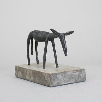SKULPTUR, brons, märkt A.R. resp gjutarstämpel H. Bergman.