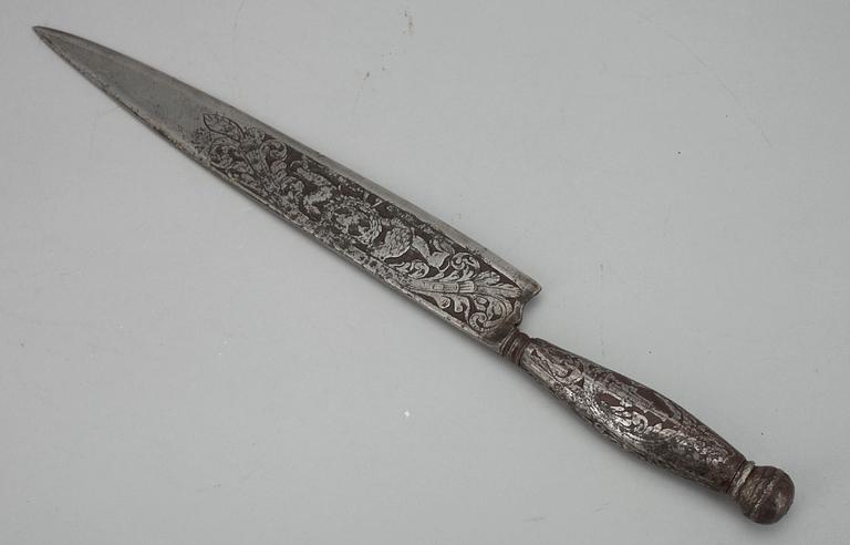 KNIV, Spanien, järn, 1600-1700 -tal.