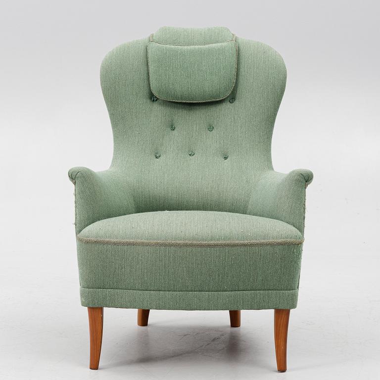 Carl Malmsten, armchair 'Grandmother', second half of the 20th century.