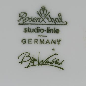BJÖRN WIINBLAD, VAS, porslin, Studio-linie, Rosenthal, 1900-talets andra hälft.