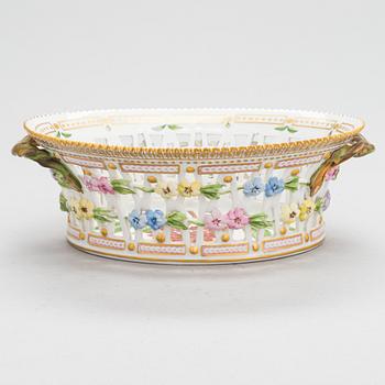 A Danish 1965 porcalain bowl 'Flora Danica' by Royal Copenhagen.