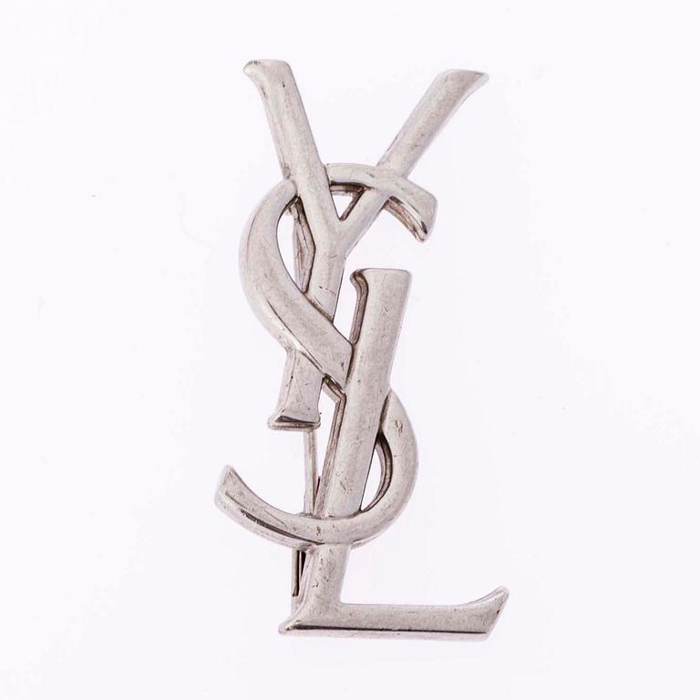 BROSCH, silver, Yves Saint Laurent. Vikt 6,6 g.