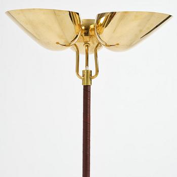 Carl-Axel Acking, a brass floor lamp model "2645", Bröderna Malmströms Metallvarufabrik, Malmö, 1940s-50s.