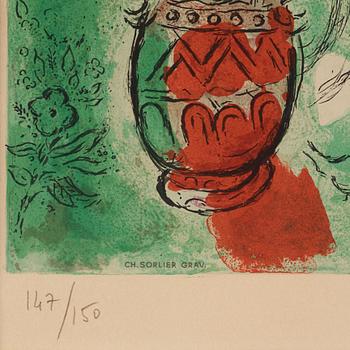 Marc Chagall, "La tribu d'Asher" ur "Douze maquettes de vitraux pour Jérusalem".