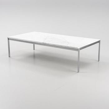 Poul Kjaerholm, a marble top 'PK-64' coffee table, Fritz Hansen, Denmark, 1995.