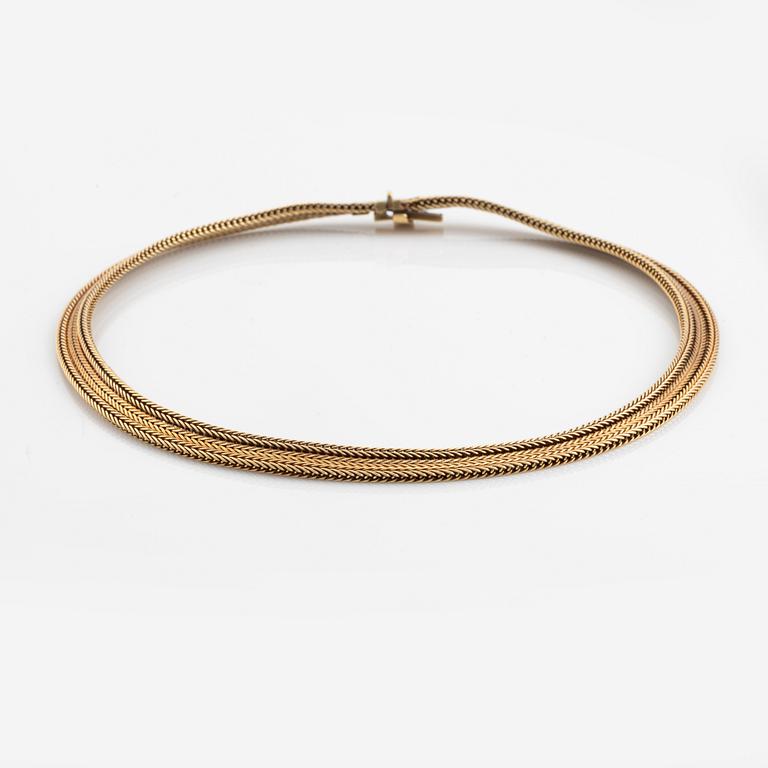 Collier 18K guld.