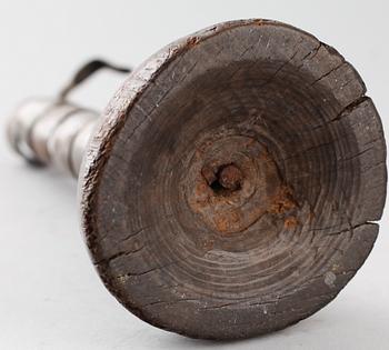 LJUSSTAKE, smide, 1700-tal.